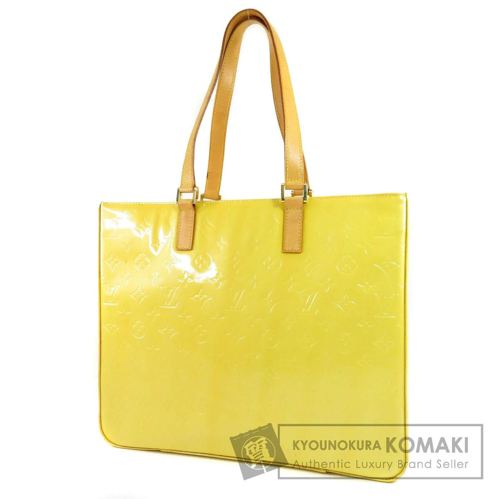 Louis Vuitton Columbus Tote Bag Leather Yellow